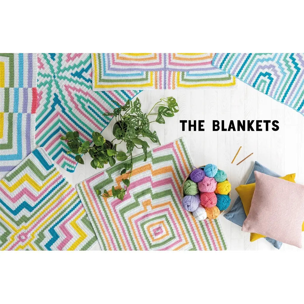 Crochet Illusion Blankets: 15 Patterns For Optical Illusion Crochet Blankets, Afghans and Throws