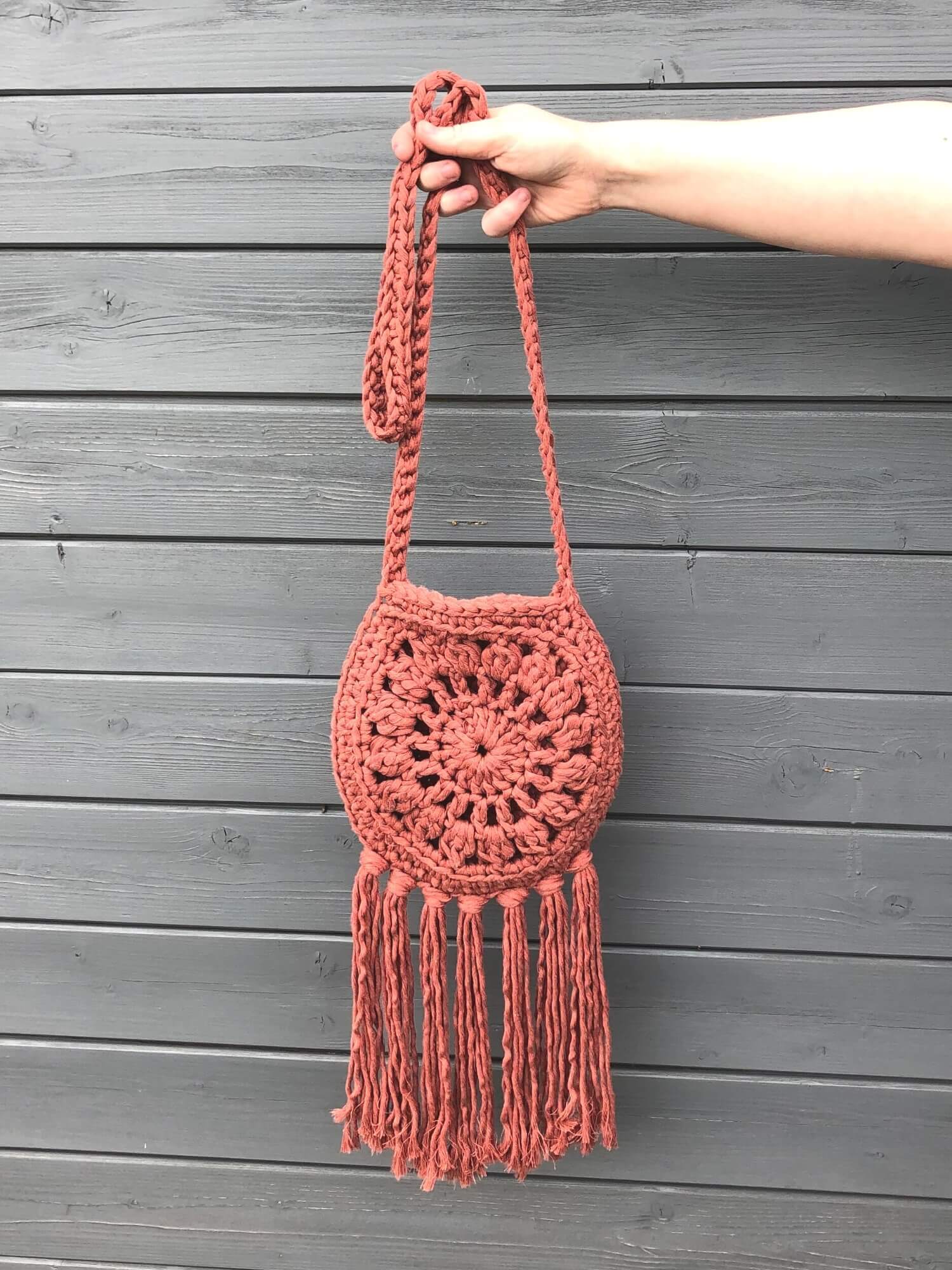 Maggie & Me Siena Fringe Bag – Crochet Kit