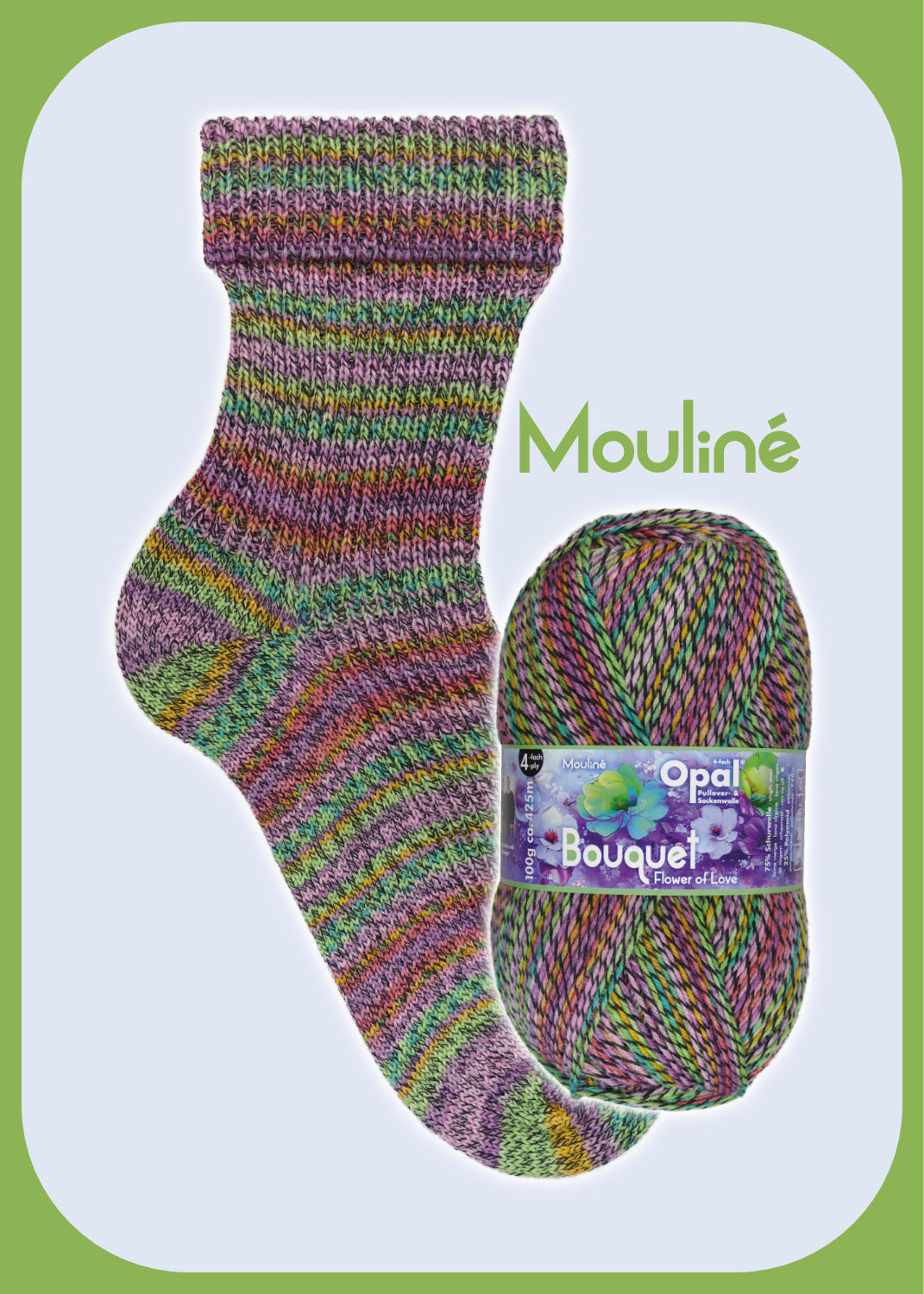 Opal Bouquet Mouline 4-ply