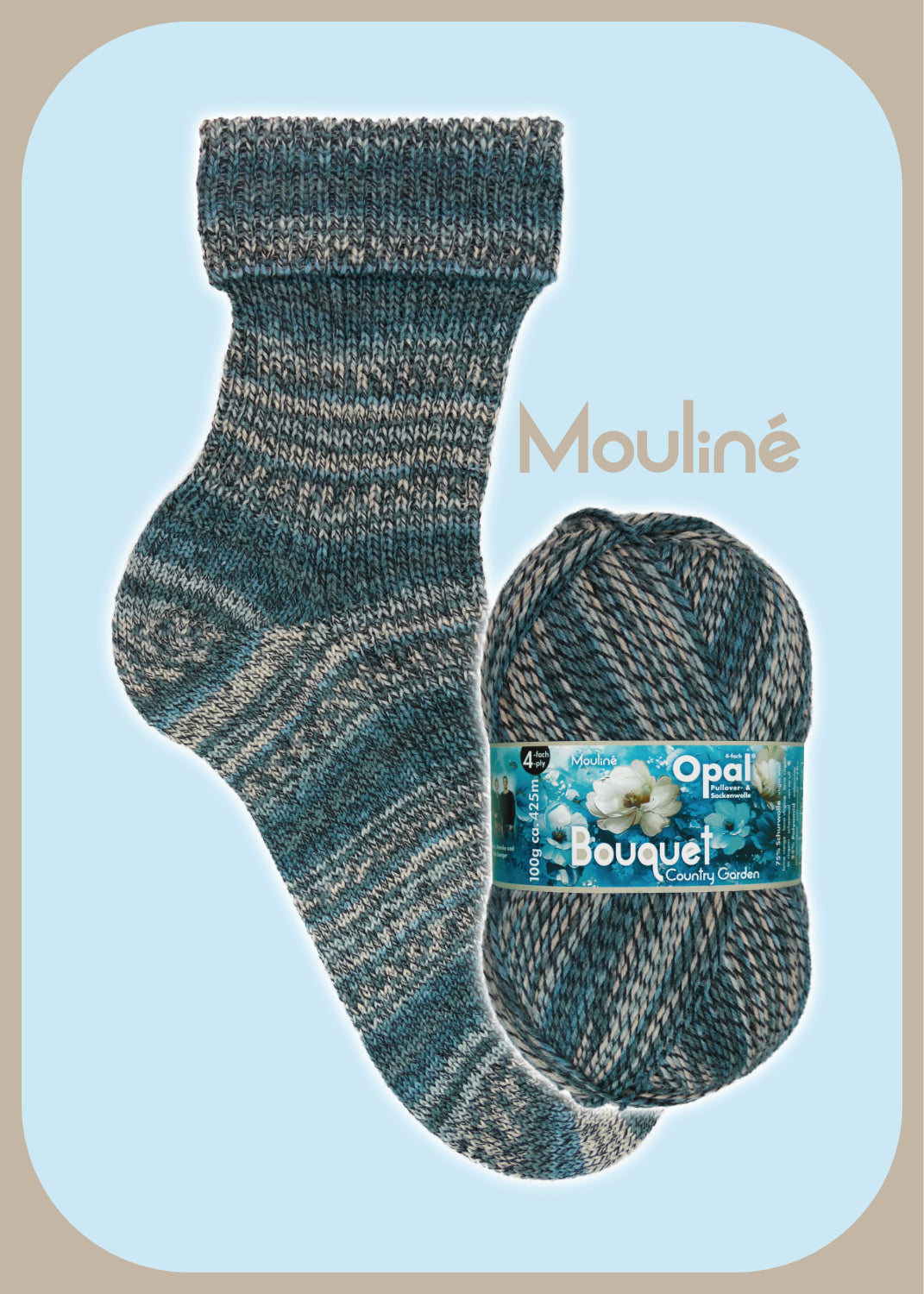 Opal Bouquet Mouline 4-ply