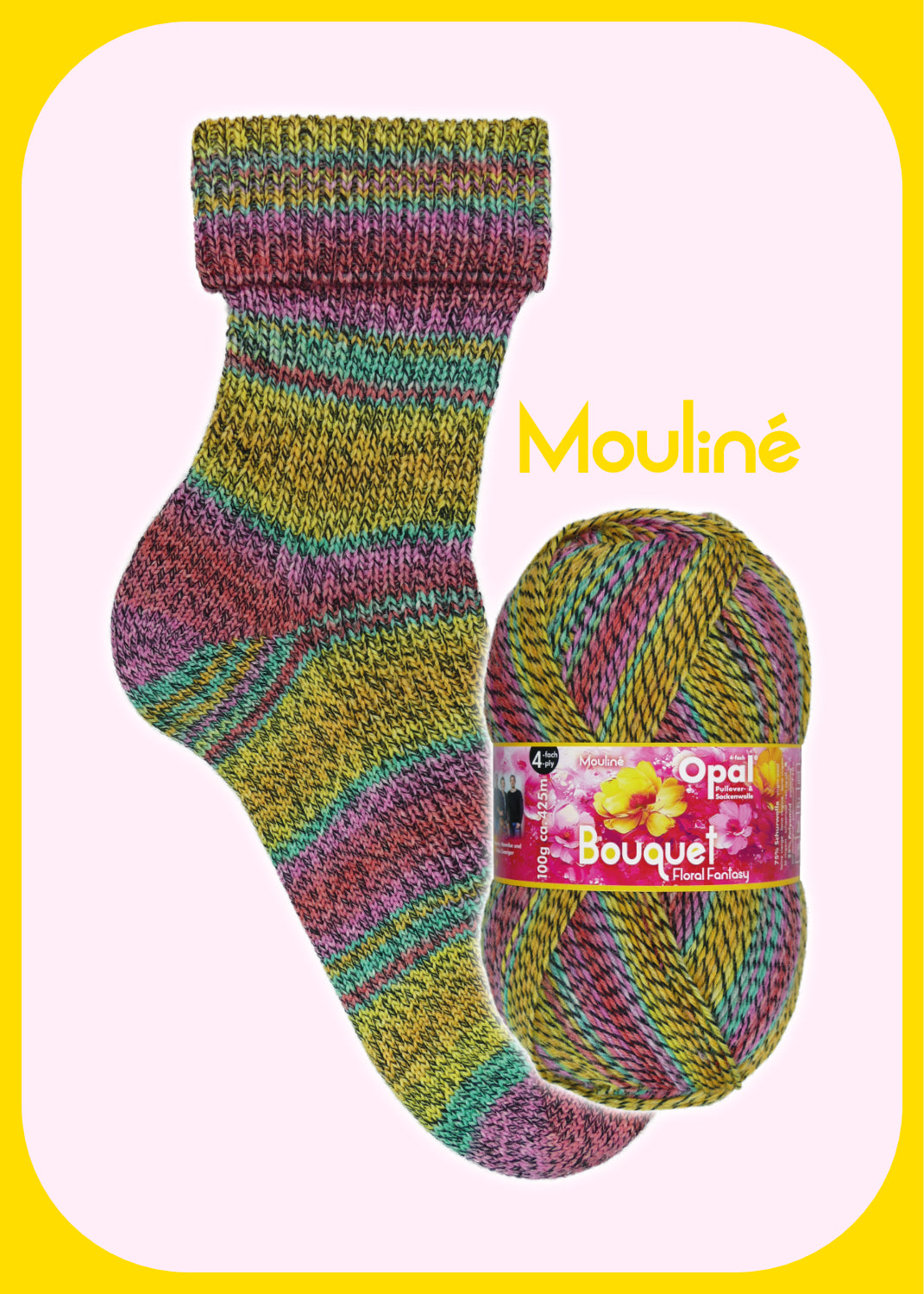 Opal Bouquet Mouline 4-ply