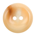 Cream and Brown Shell Effect Button, 25mm
