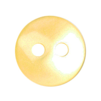 Small Pearlescent Yellow Button, 9mm
