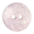 Light Pink Glitter Button 18mm