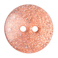 Light Golden Glitter Button 18mm