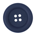 Navy Blue Large Rim Coat Button, 29mm