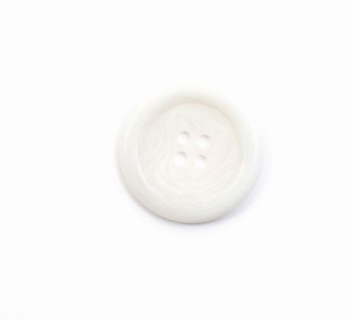 Cream White Large Rim Coat Button, 29mm