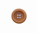 Brown Large Rim Coat Button, 29mm