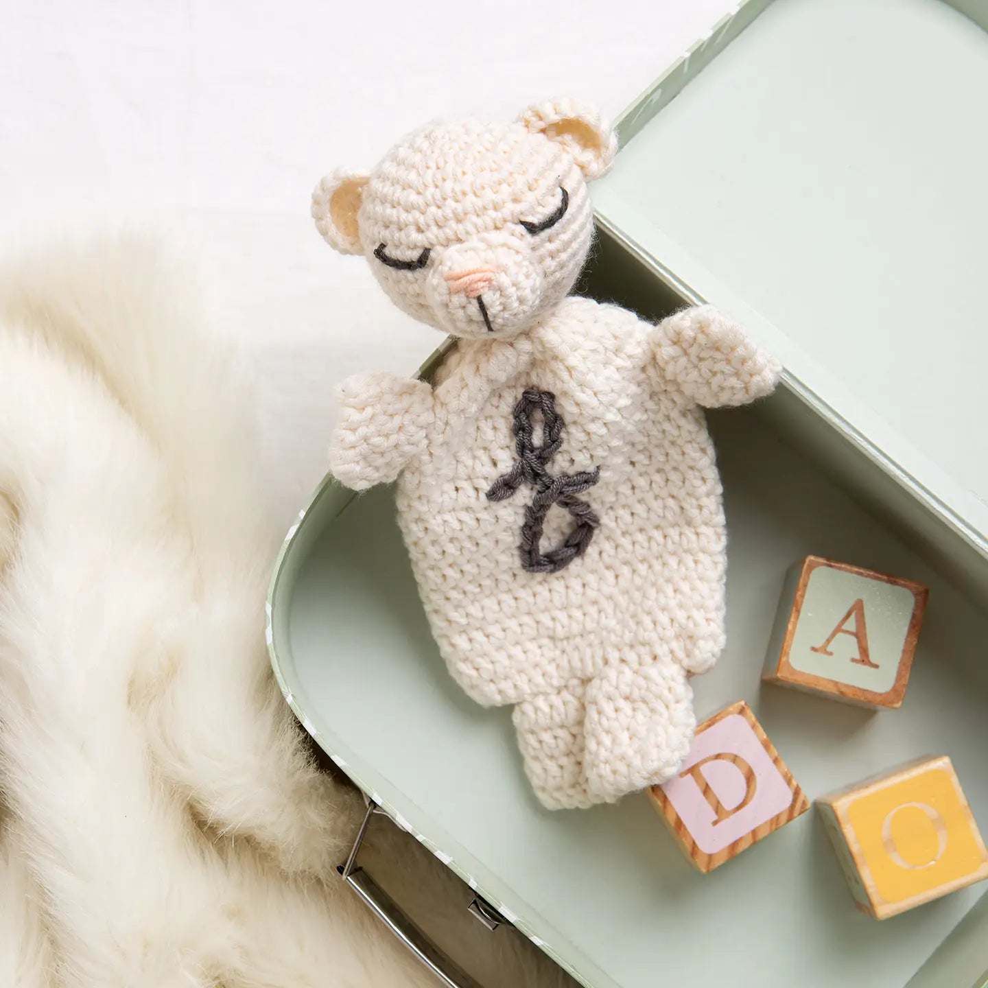 Personalised Teddy Comforter Easy Crochet Kit