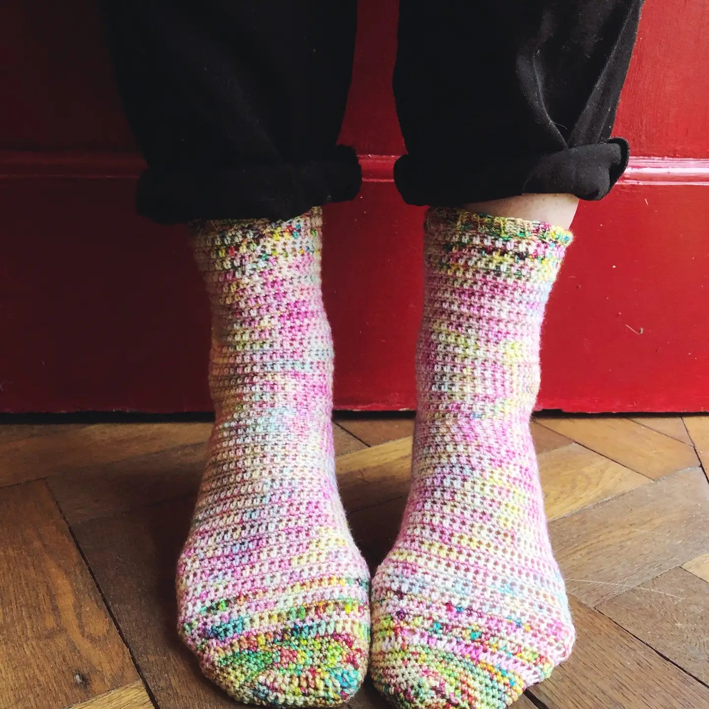Apricity Socks - Crochet Pattern