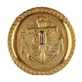 Hollow Metal Blazer Buttons with Anchor Design