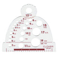 Clover Knitting Needle Gauge