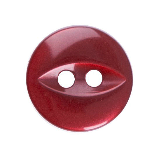 Fisheye Buttons, Dark Pink, 11mm