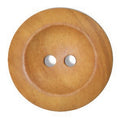 Olive Wood Natural Button, 25mm