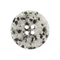 Button: Eco-Conscious: Recycled Plastic Scrap: 4 Hole: 20mm: Black/White
