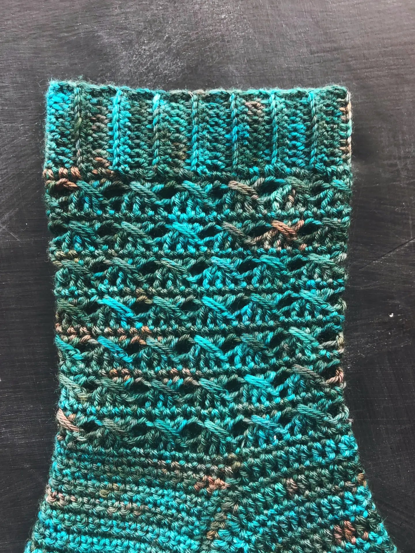 Gaspeite Socks - Crochet Pattern