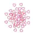 SOHMO Heart Stitch Markers - Closed Enamel Knitting Markers, Pack of 50