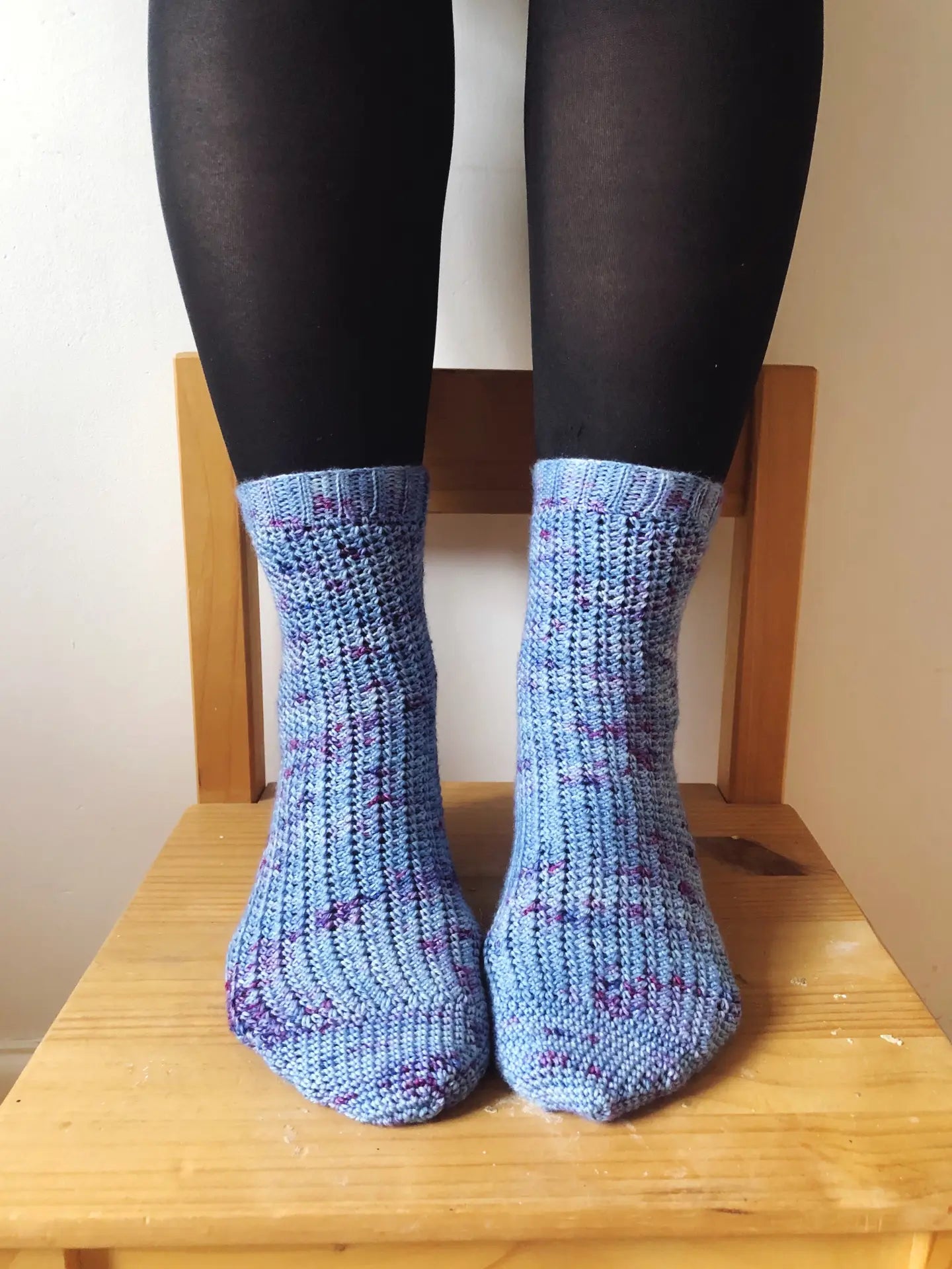 Tanzanite Socks  - Crochet Pattern