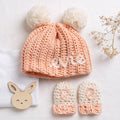 Personalised Baby Hat and Mittens Easy Crochet Kit
