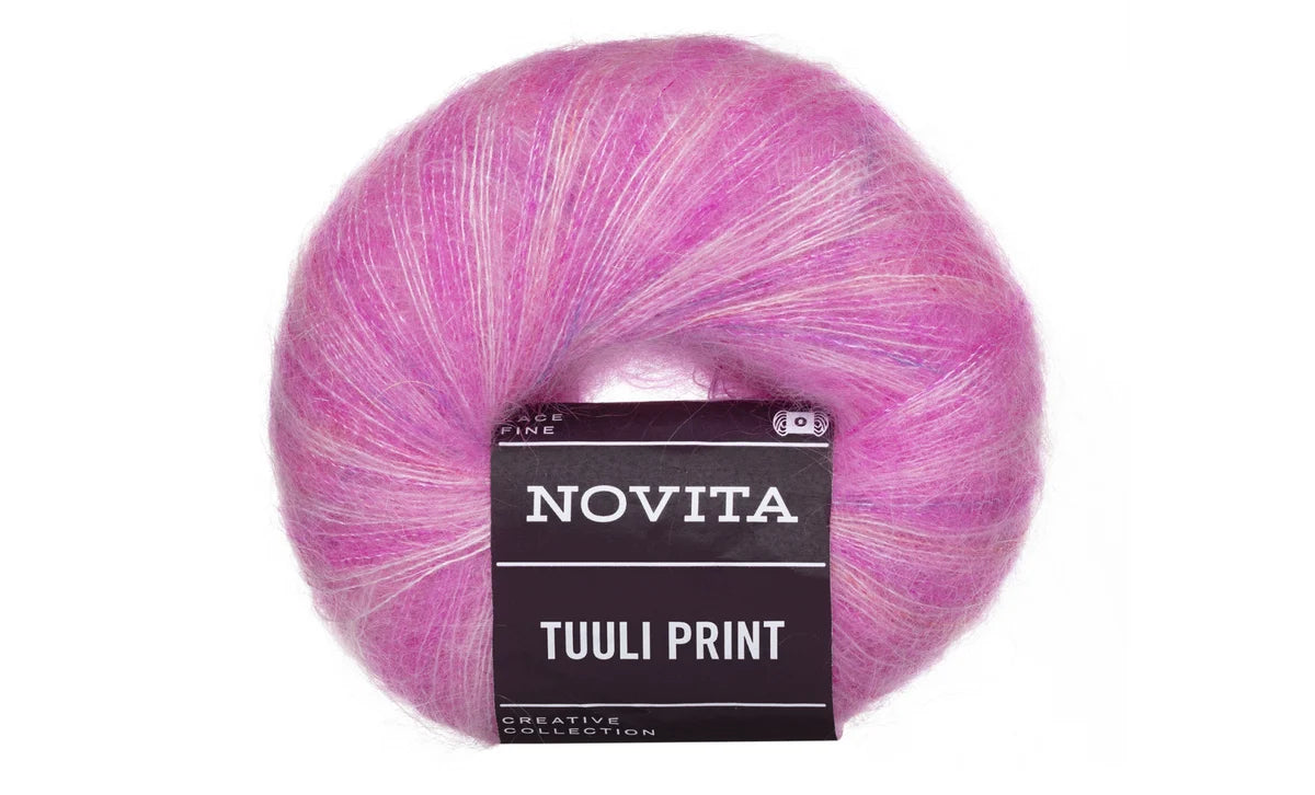 Novita Tuuli print 50 g mohair yarn